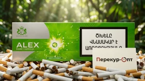 Alex Nano Capsule Applemint (Алекс Нано Яблоко Мята Кнопка)