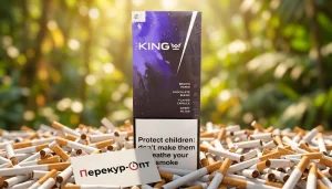 The King Chocolate Blueberry Capsule (Кинг Шоколад Кнопка Черника)