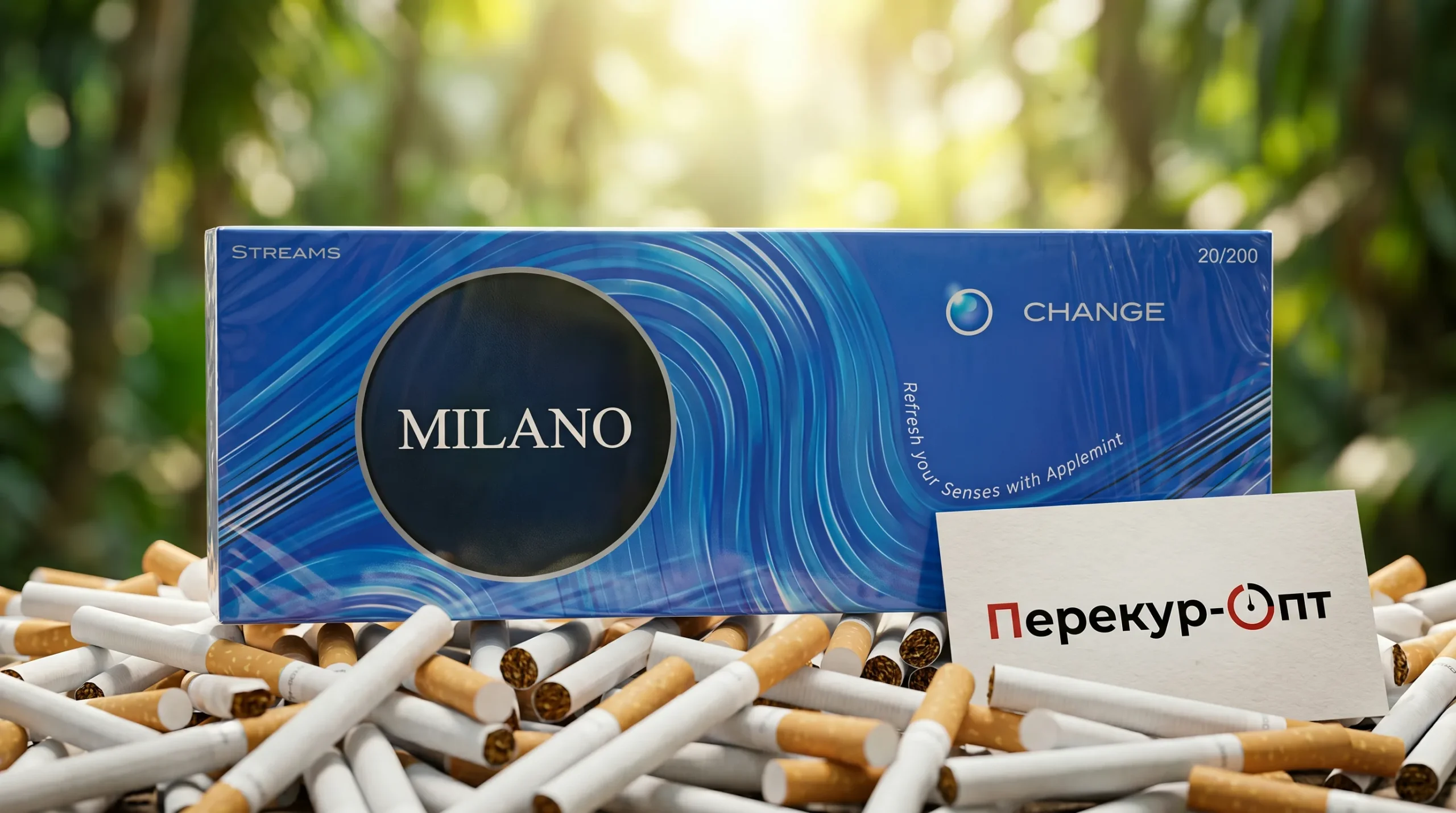 Milano Streams Change Applemint · МИЛАНО СТРИМС ЧЕЙНДЖ ЯБЛОКО МЯТА — купить оптом