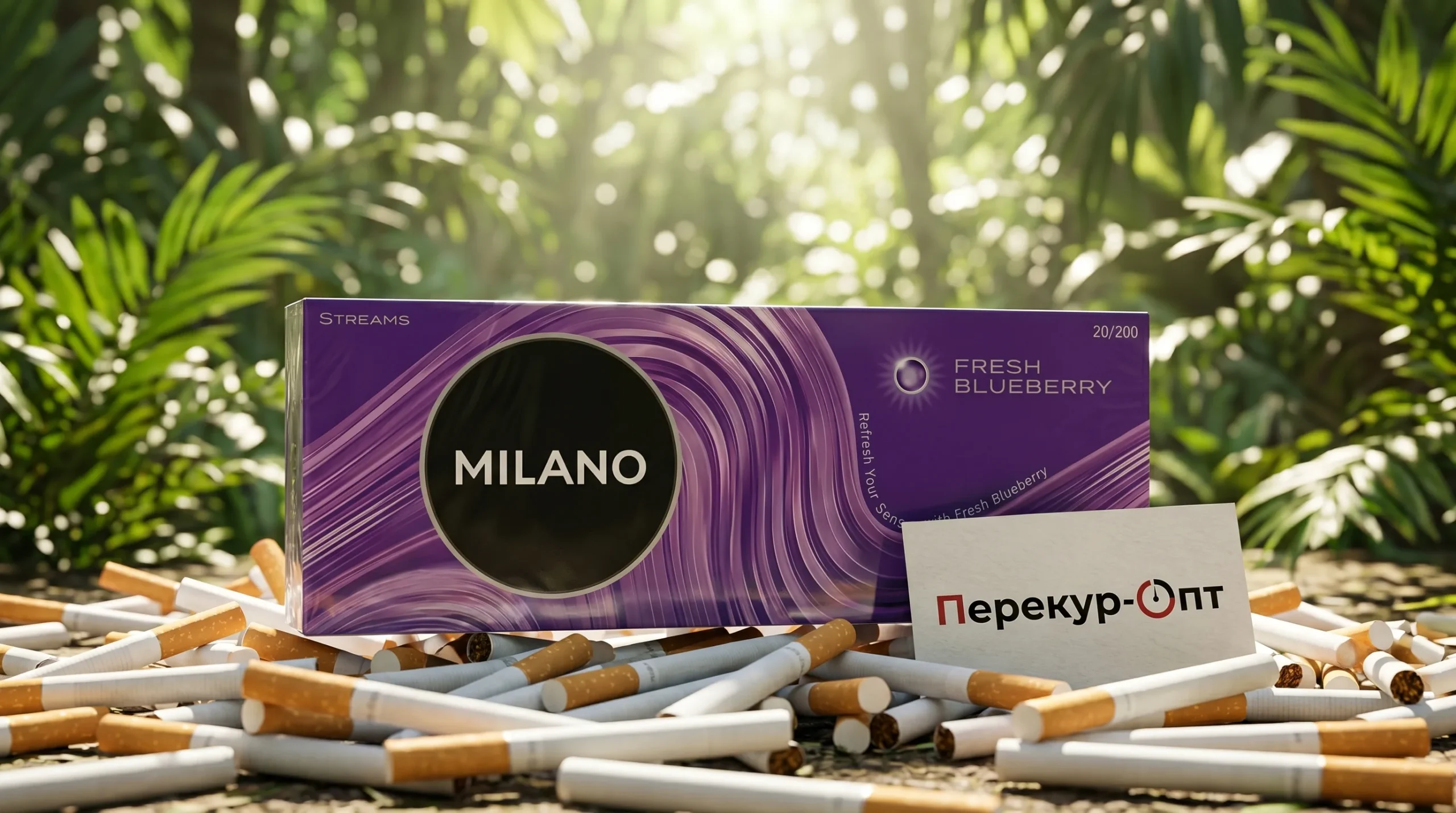Milano Streams Fresh Blueberry · МИЛАНО СТРИМС ЧЕРНИКА — купить оптом