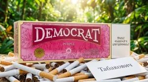 Democrat Purple King Size · Демократ Виноград Ментол Кнопка — купить оптом