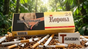 Корона 24 Желтая блок из 8-ми пачек — купить оптом
